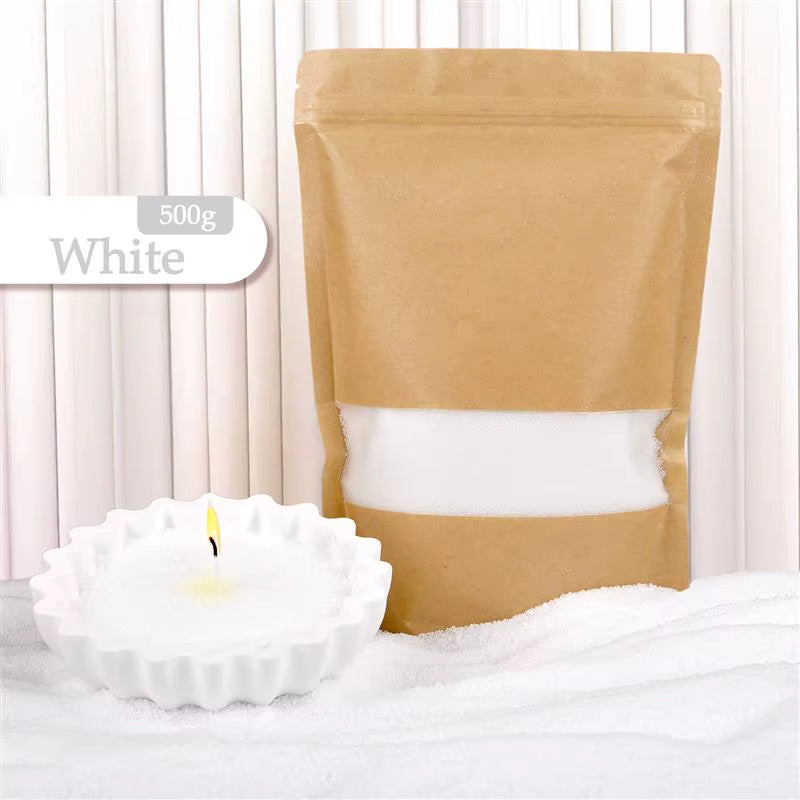 Colorful Granular Pearl Wax DIY Candle Making Materials Sand Painting Wax for Candle Making Handmade for Colour Sand Wax