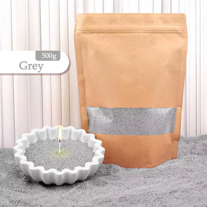 Colorful Granular Pearl Wax DIY Candle Making Materials Sand Painting Wax for Candle Making Handmade for Colour Sand Wax